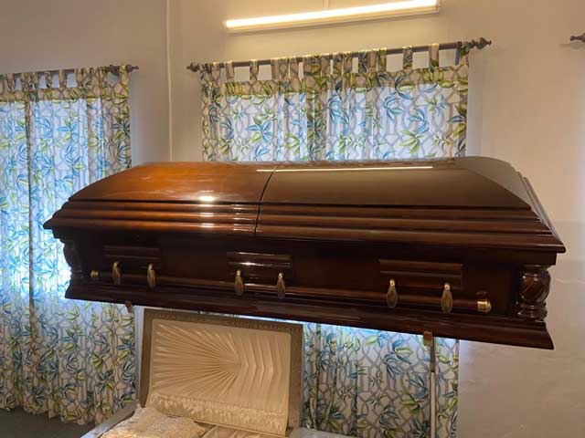 Wooden casket